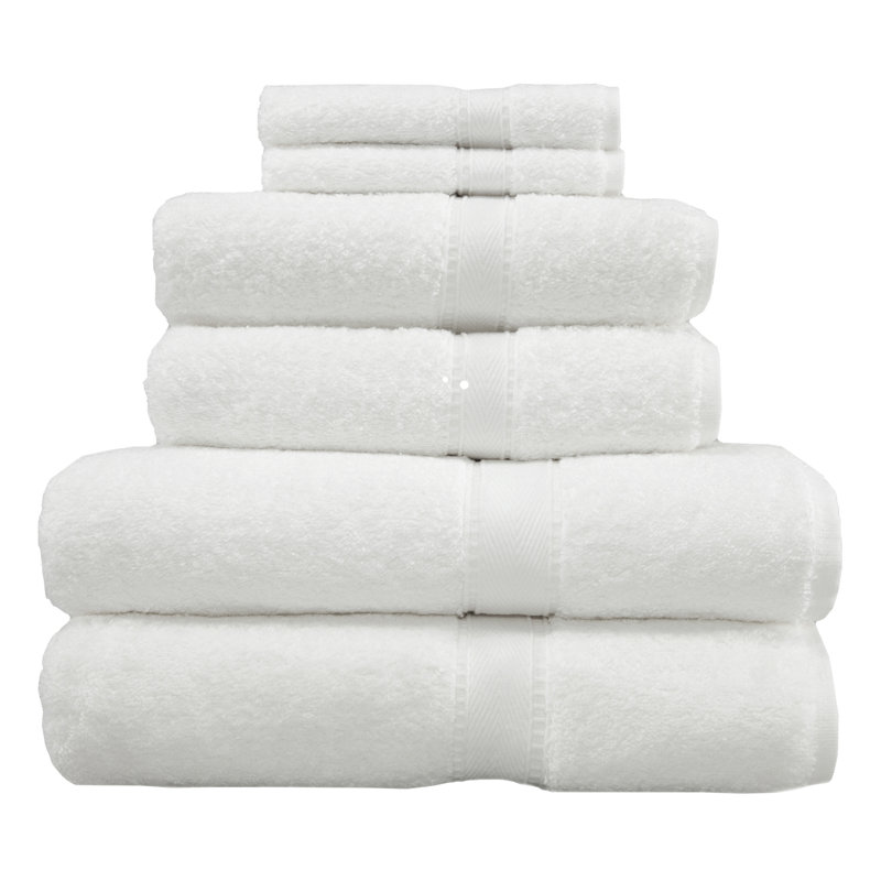 Ensemble 6 serviettes de bain en coton turque