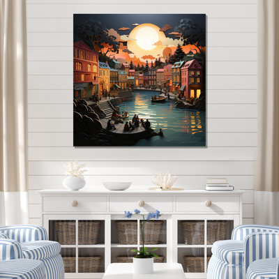 " Port Harbor Symphony Papercut II "