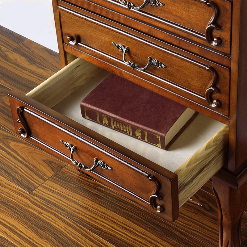 Buffet décoratif cerisier en bois massif