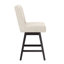 Tabouret de comptoir pivotant rembourré Kamiyla-1711792196