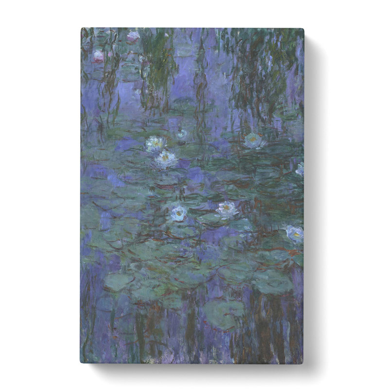 Water Lilies Lily Pond Vol.13 by Claude Monet - Wrapped Canvas Painting, 50cm H x 35cm W x 3cm D