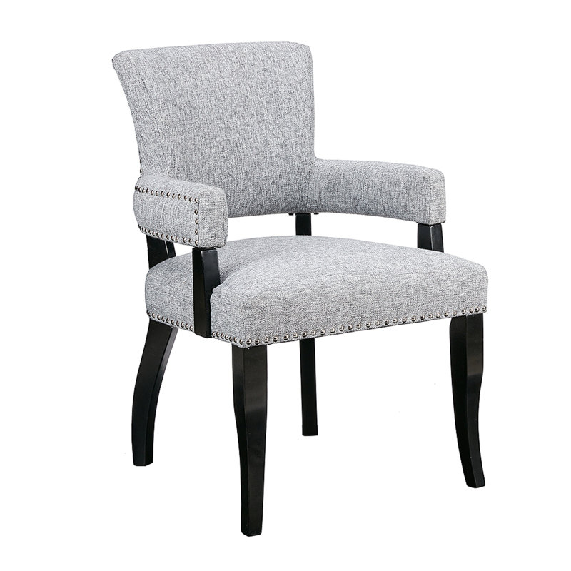 Arm Dining Chair, Gray