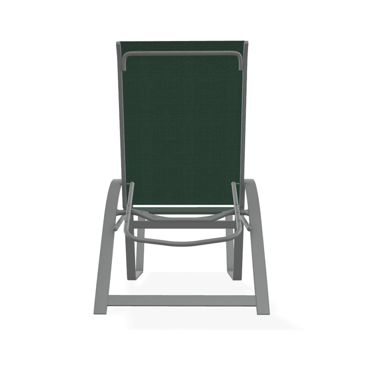 Holna Outdoor Rust-Resistant Metal Chaise Lounge