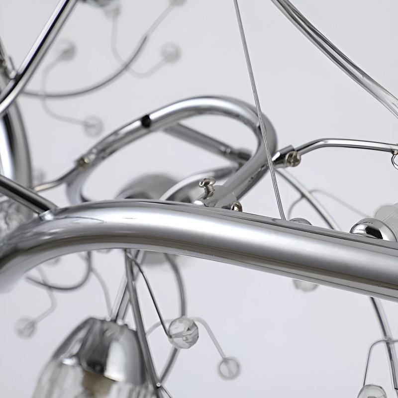 Lustre 12 branches en forme d'arbre à intensité variable Moseley