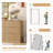 Fluted Rounded Corner 6-drawer  Dresser Organizer-468568846