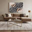 Art mural sur toile Biomorphic Abstraction 25, gris-451181200