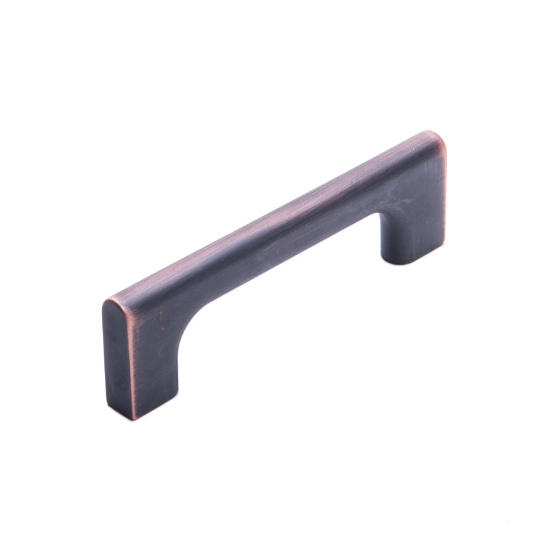 Hampton 5" Center to Center Bar Pull, Satin Nickel (Pewter), 3 3/4"