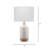 Monaco Ventura 24" White/Brown Table Lamp