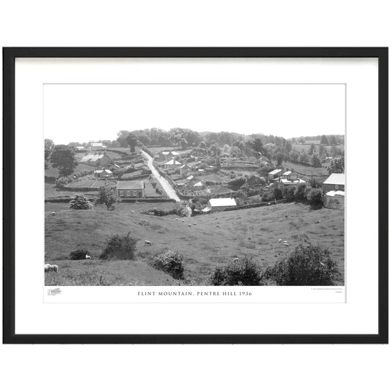 Flint Mountain, Pentre Hill 1936 by Francis Frith - Single Picture Frame Print, 45cm H x 60cm W x 2.3cm D