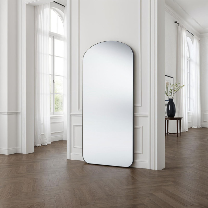 Soho Curved Arch Full Length Mirror, 170.18 cm H x 71.12 cm W  , Black 