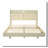 Queen Size Floating Bed Frame With Storage Headboard-1000635258