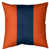 Orange et bleu marine