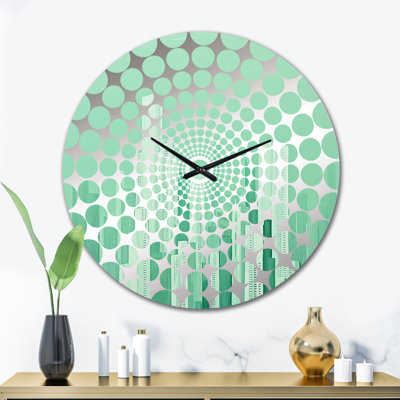 Horloge murale gratte-ciel Mint