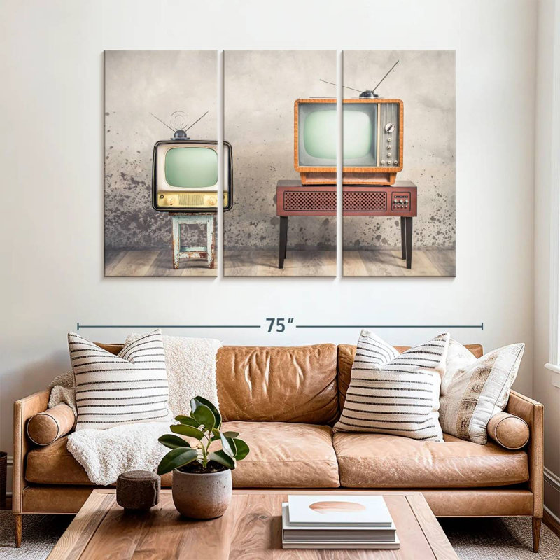 Senne Analog Televisions, 42" H x 65" W