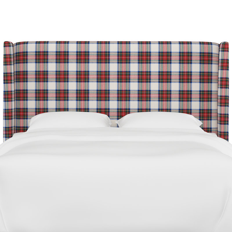 Fairhaven Upholstered Headboard, Twin, Obu Stripe Ocean