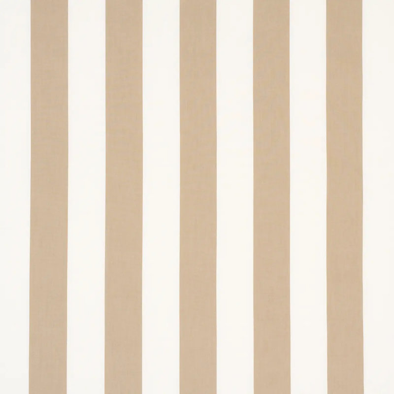 Tissu rayé Andy, Sable