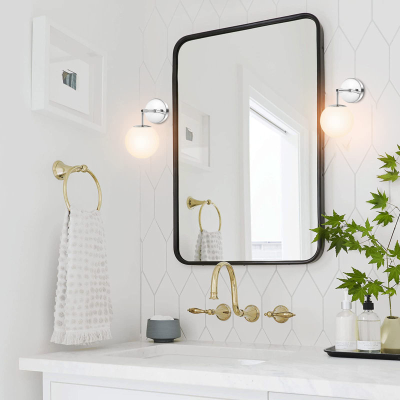 Ixio Armed Sconce, Chrome