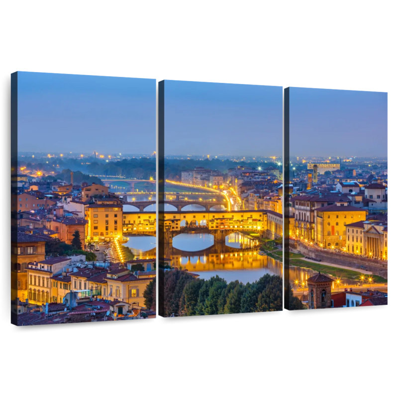 Sebbie Florence By Nightfall, 28" H x 45" W