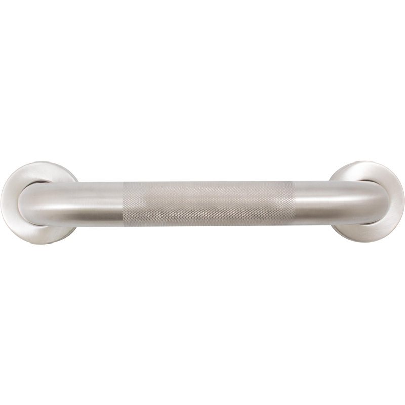 Grab Bar, 3" H x 15" L, Satin Stainless Steel