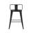 Saddle Seat Counter & Bar Stool With Metal Frame(Set Of 4)-520410309-535021891