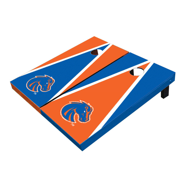 NCAA Alternant Triangle Cornhole Board, Alternating, Boise State Broncos