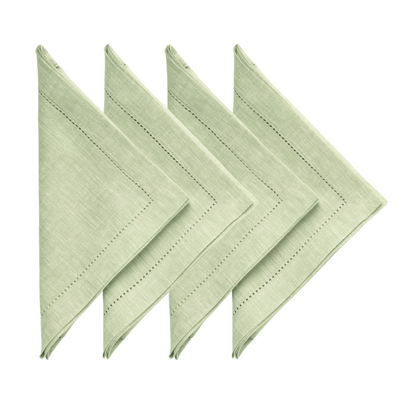Milan - 100% Pure Linen Dinner Napkins, Pistachio