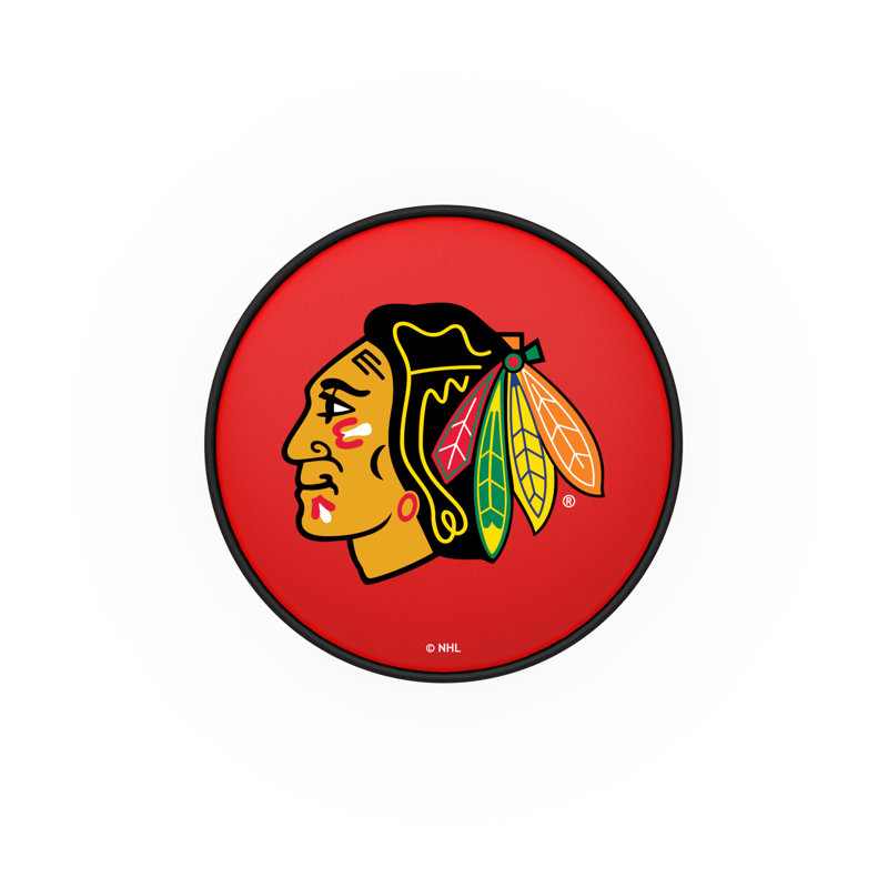 Tabouret de bar et de comptoir NHL, Tabouret de comptoir (siège d'une hauteur de 25 p, Chicago Blackhawks - rouge