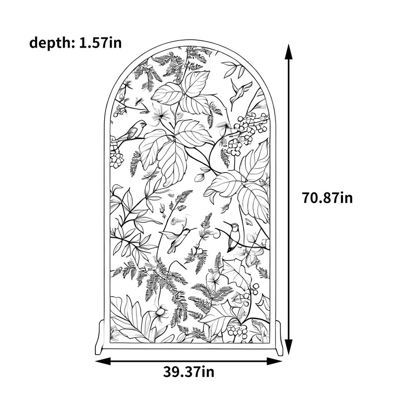 Appalaches, H 70,87 po x l 39,37 po x P 1,57 po