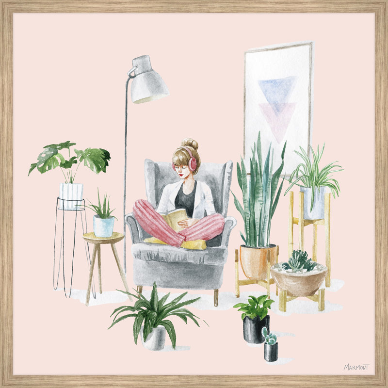 Indoor Plants Sanctuary by Marmont Hill - Single Picture Frame Painting, 30cm H x 30cm W