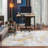 Slavejka Abstract Gray/Yellow/Ivory Area Rug-525762999