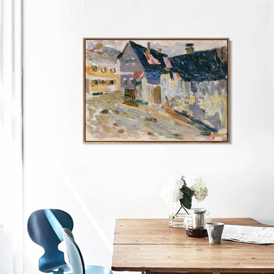 Estampe numérique sur toile encadrée KALLMUNZ, Regentag par Wassily Kandinsky Wall Art Living Office Home Decorations