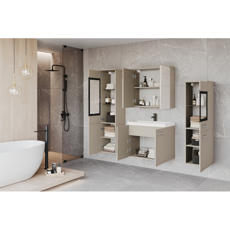Sumiye Bathroom Suite, Cream