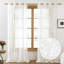 Paire de rideaux transparents en polyester Ozrenka-1412394573-1412394579