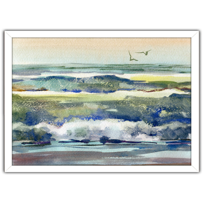 « h2o 3 », reproduction d’art encadrée, H 35,5 po x l 51,5 po x P 0,75 po