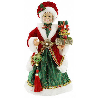 16" Elegance Under a Bonnet Mrs. Claus