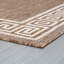 Tapis brun / crème à imprimé animal-1544160626