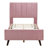 Upholstered Platform Bed,Velvet-134285211-134285208