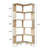 Cuadra Solid Wood Corner Bookshelf Storage Display Shelf Corner Bookcase-13653455