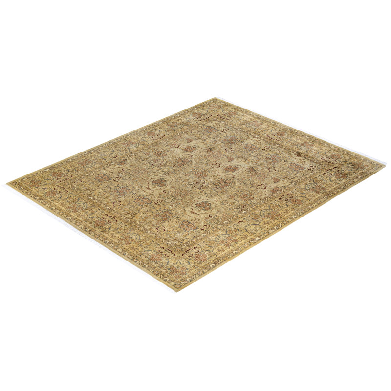 Classic One-of-a-Kind 8'2" X 9'10" Hand Knotted Area Rug