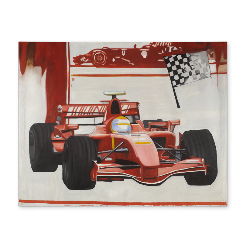 Napperon Man Cave Scenic Red | Polyester décor à la maison