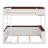 Wooden Bunk Bed With Built-In Shelves,Storage Box,LED Light And USB Charging Station-1562160064