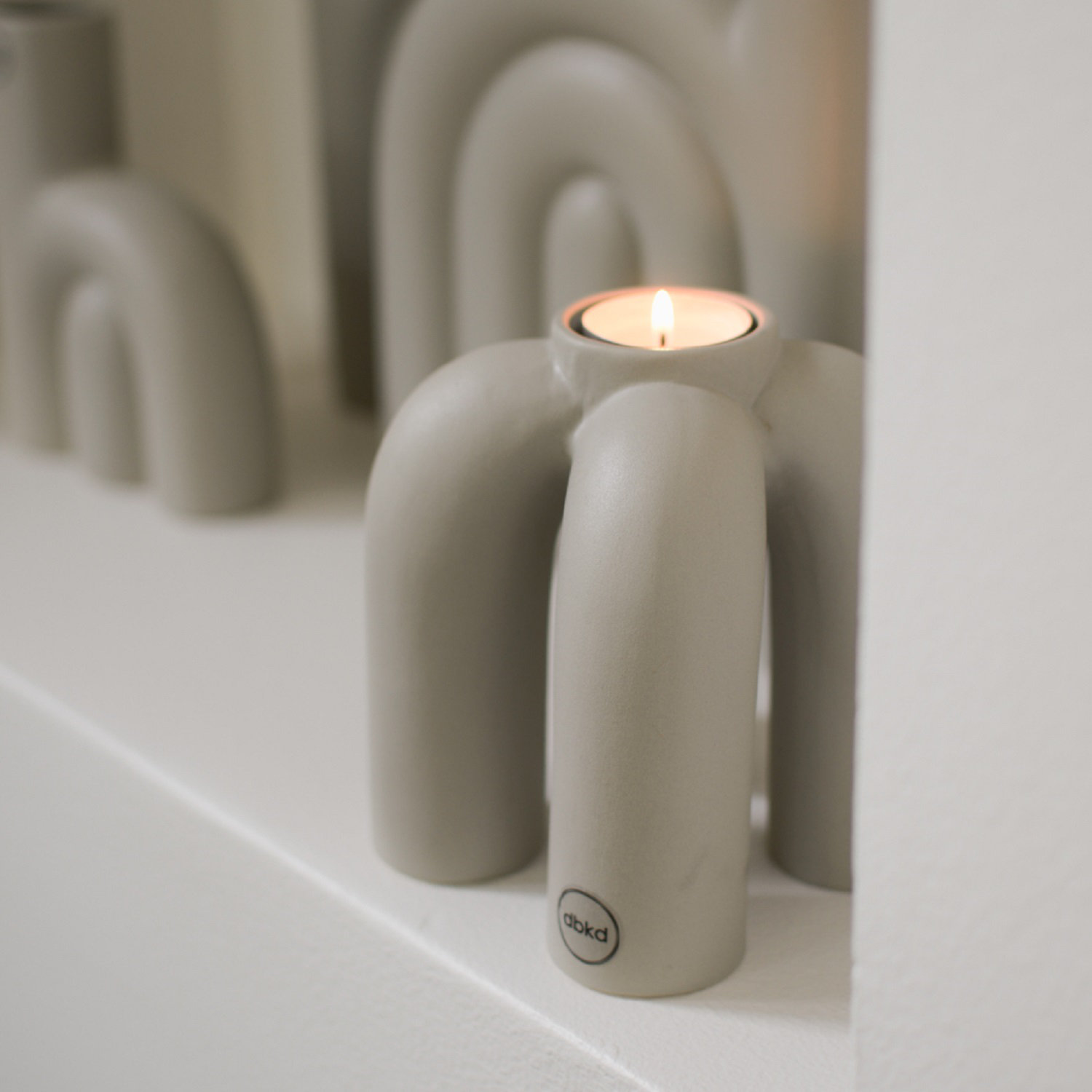Rope Candle Accessories, Greige