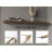 47" Wide Floating Shelves Set Of 2, Shelves For Wall Decor For Bedroom, Bathroom Storage Shelves, Book Shelves For Living Room, light brown