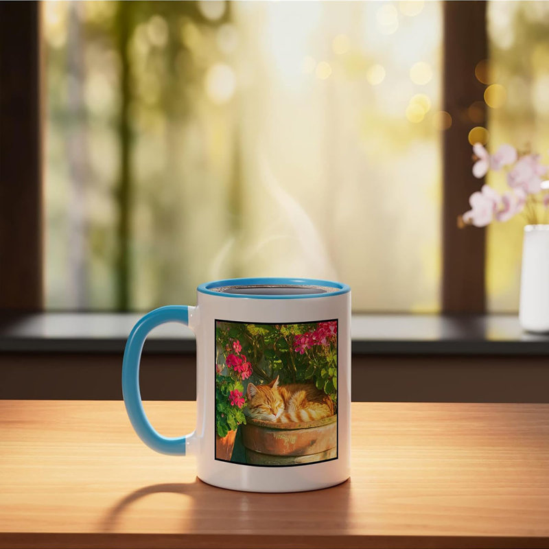 Ceramic Coffee Mug, Blue