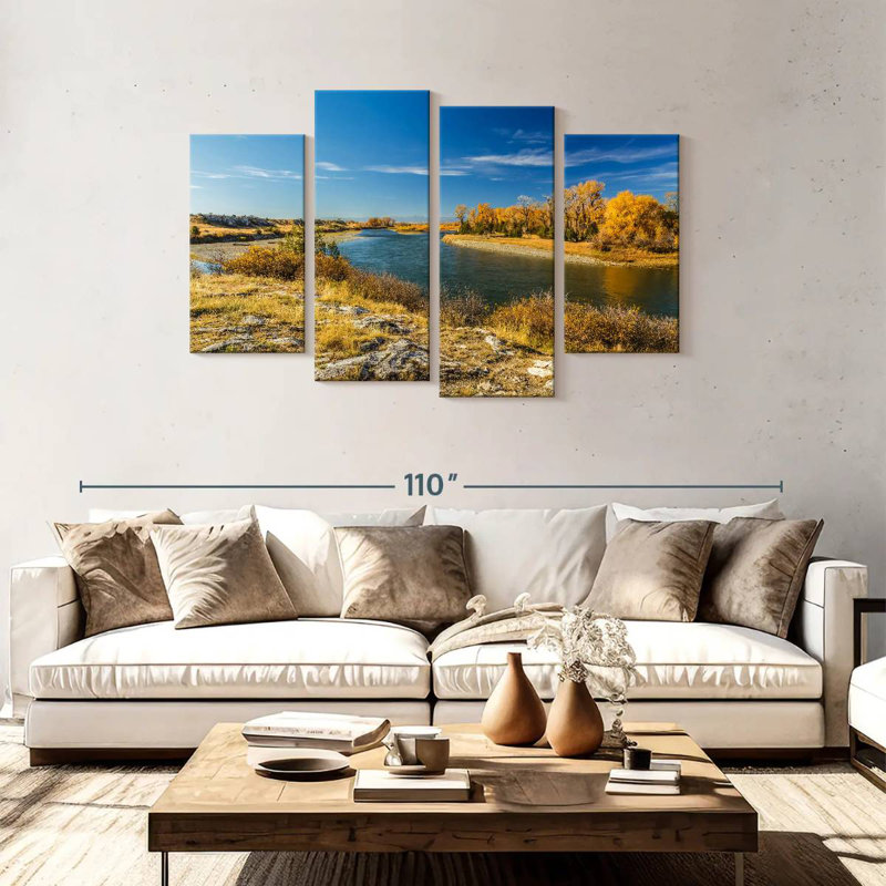 Alvord Missouri River Trail, 48" H x 75" W