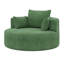 Fauteuil d'appoint pivotant avec 3 coussins amovibles-115839032