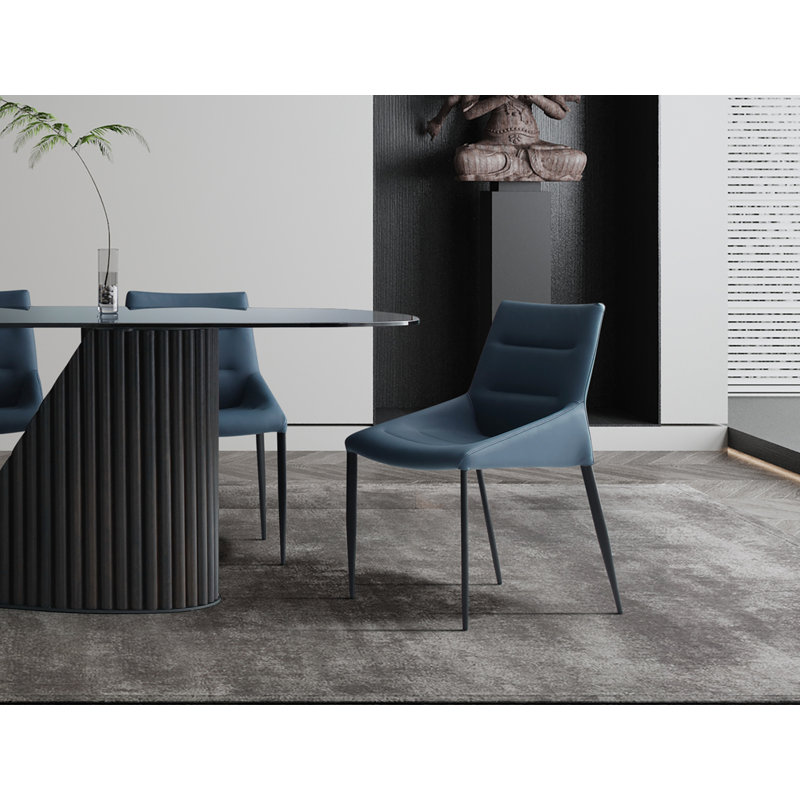 Chaise d'appoint Ilakkiya, Bleu marine