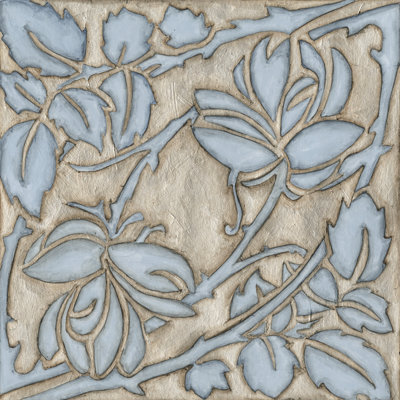 Silver Filigree IX by Megan Meagher - Wrapped Canvas Print