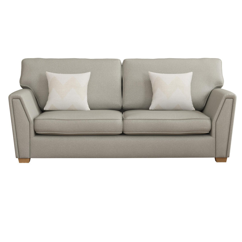 Wendleberry Three Seater, Fixed Back, Steel