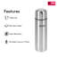Delcasa 25.36ml Double Wall Insulated Stainless Steel Water Bottle-128208157